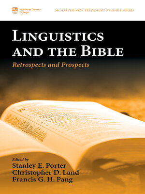cover image of Linguistics and the Bible